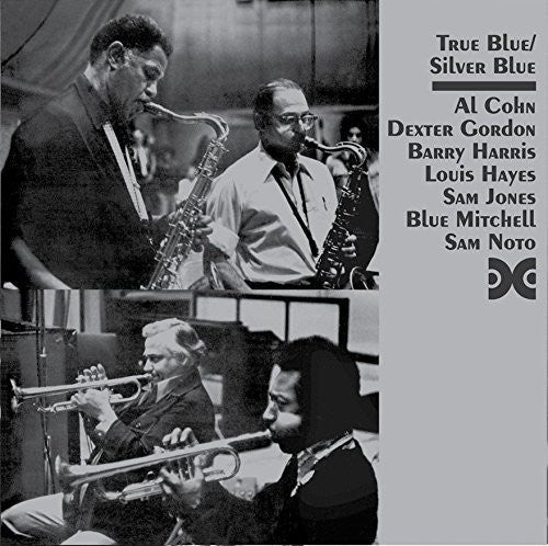 the album cover for Al Cohn / Gordon,Dexter - True Blue / Silver Blue