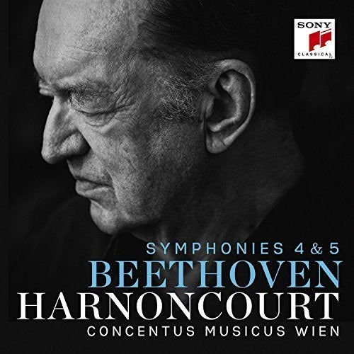 the album cover for Nikolaus Harnoncourt - Beethoven: Symphonies 4 & 5