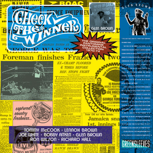 the album cover for Glen Brown - Check the Winner