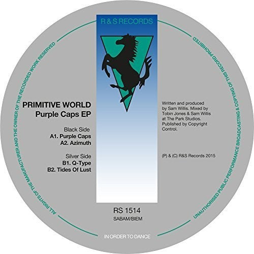 the album cover for Primitive World - Purple Caps