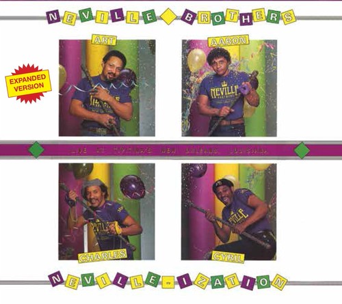 the album cover for Neville Brothers - Nevilization