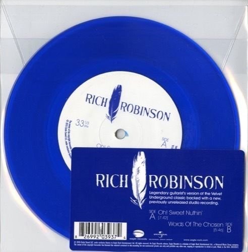 the album cover for Rich Robinson - Oh! Sweet Nuthin'