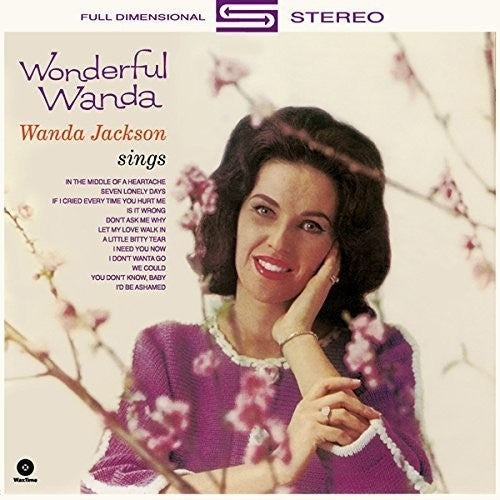 the album cover for Wanda Jackson - Wonderful Wanda + 4 Bonus Tracks