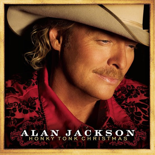 the album cover for Alan Jackson - Honky Tonk Christmas
