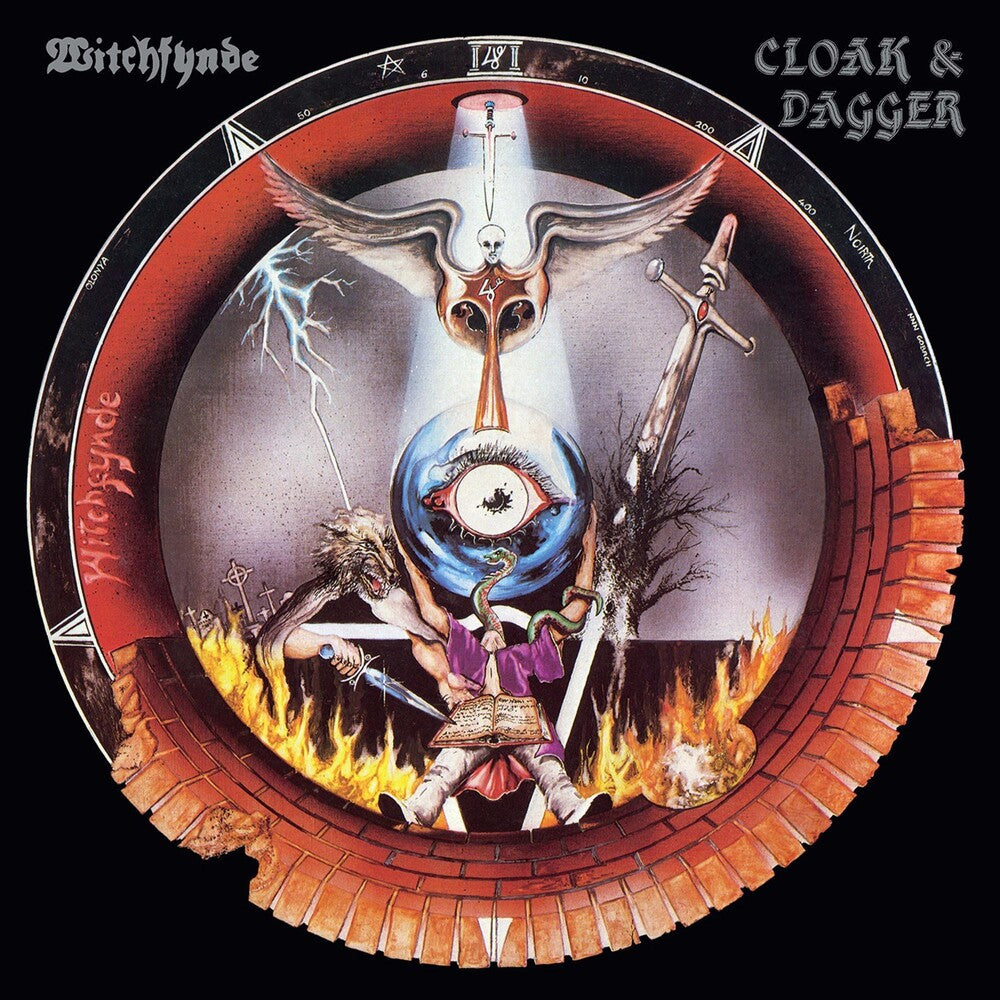 the album cover for Witchfynde - Cloak and Dagger