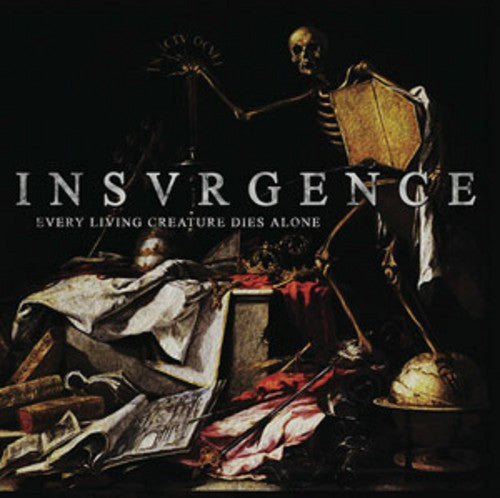 the album cover for Insvrgence - Every Living Creature Dies Alone