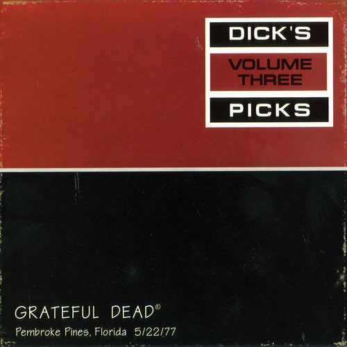 the album cover for Grateful Dead - Dick's Picks Vol. 3: Pembroke Pines Florida 5/22/77