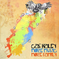 the album cover for Cas Haley - More Music More Family