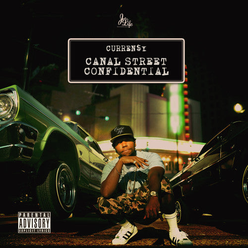 the album cover for Curren$y - Canal Street Confidential