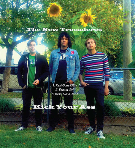 the album cover for The New Trocaderos - Kick Your Ass