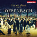 the album cover for Offenbach / Orchestre De La Suisse Romande / Jarvi - Neeme Jarvi Conducts Offenbach
