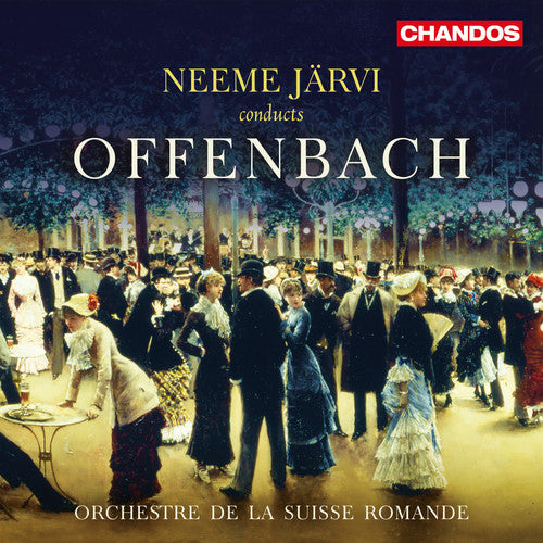 the album cover for Offenbach / Orchestre De La Suisse Romande / Jarvi - Neeme Jarvi Conducts Offenbach