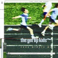 the album cover for The Get Up Kids - Four Minute Mile [Limited Edition White Vinyl With Blue Splatter]