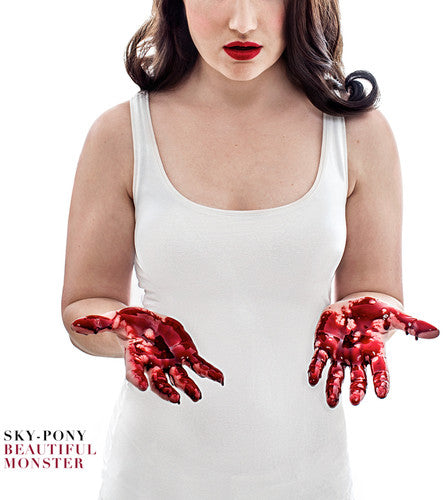 the album cover for Sky-Pony - Beautiful Monster