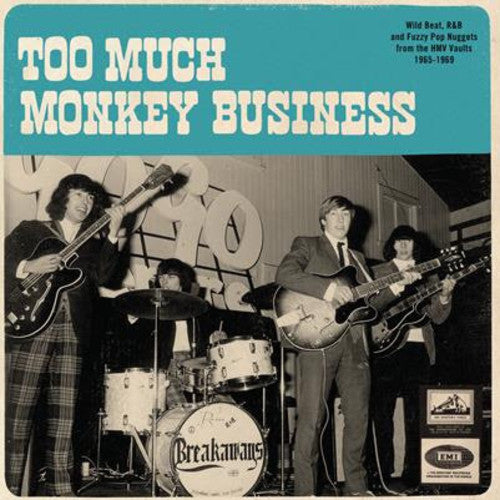 the album cover for Too Much Monkey Business / Various Aus - Too Much Monkey Business / Various