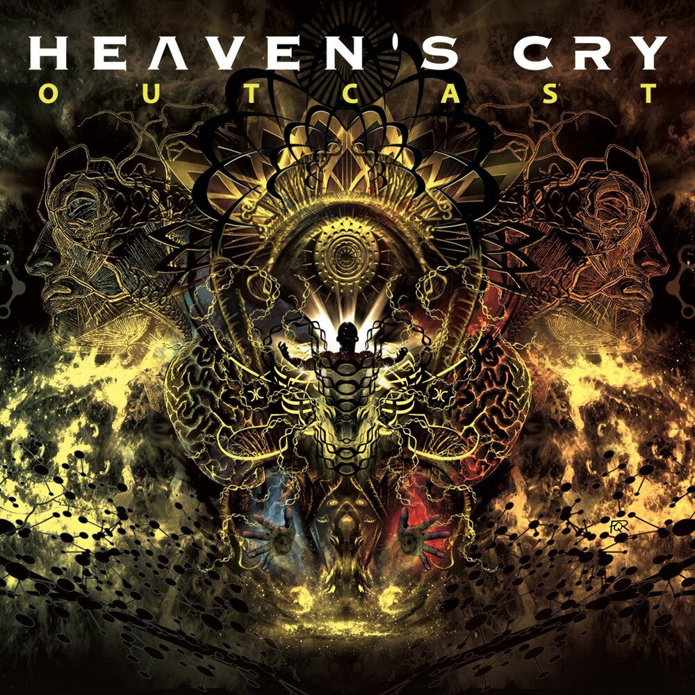 the album cover for Heavens Cry - Outcast