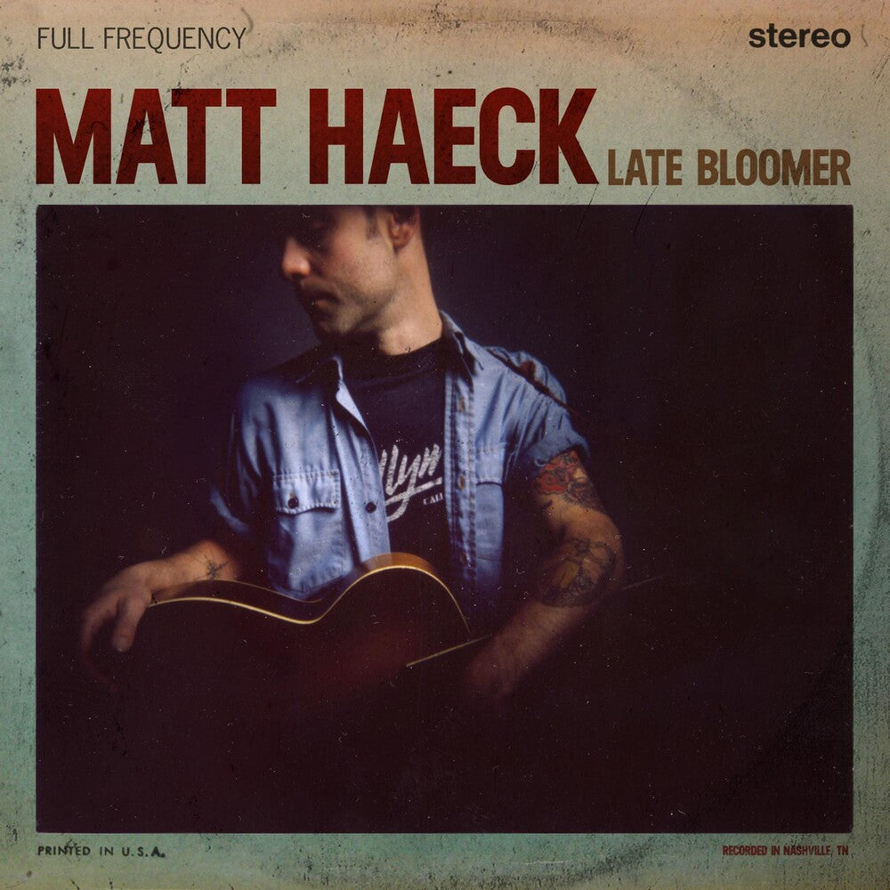 the album cover for Matt Haeck - Late Bloomer