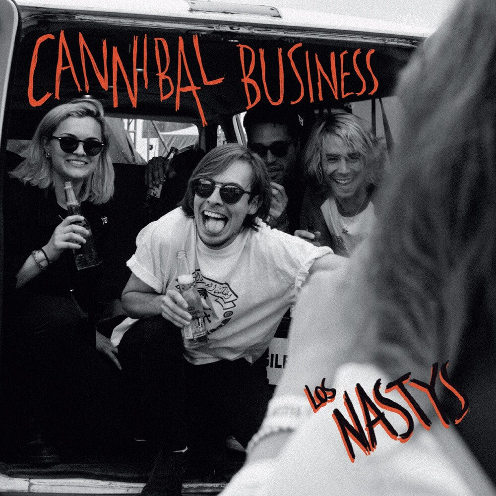the album cover for Los Nastys - Cannibal Business