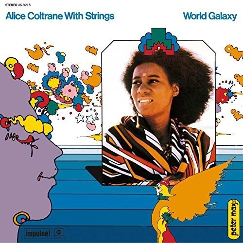 the album cover for Alice Coltrane - World Galaxy