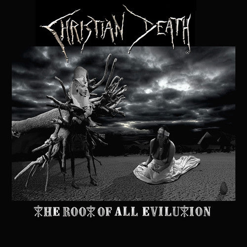 the album cover for Christian Death - The Root Of All Evilution