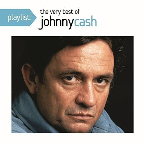the album cover for Johnny Cash - Playlist: The Very Best Of Johnny Cash
