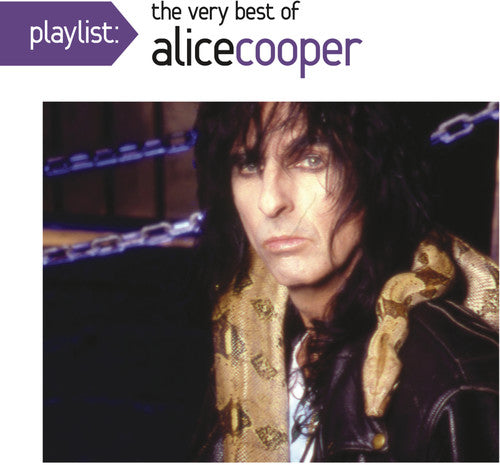 the album cover for Alice Cooper - Playlist: The Very Best of Alice Cooper
