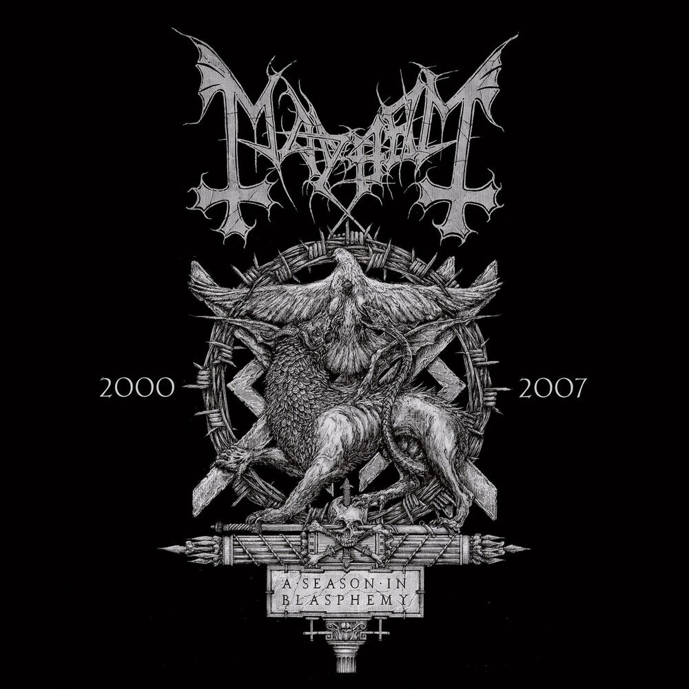 the album cover for Mayhem - A Season In Blasphemy