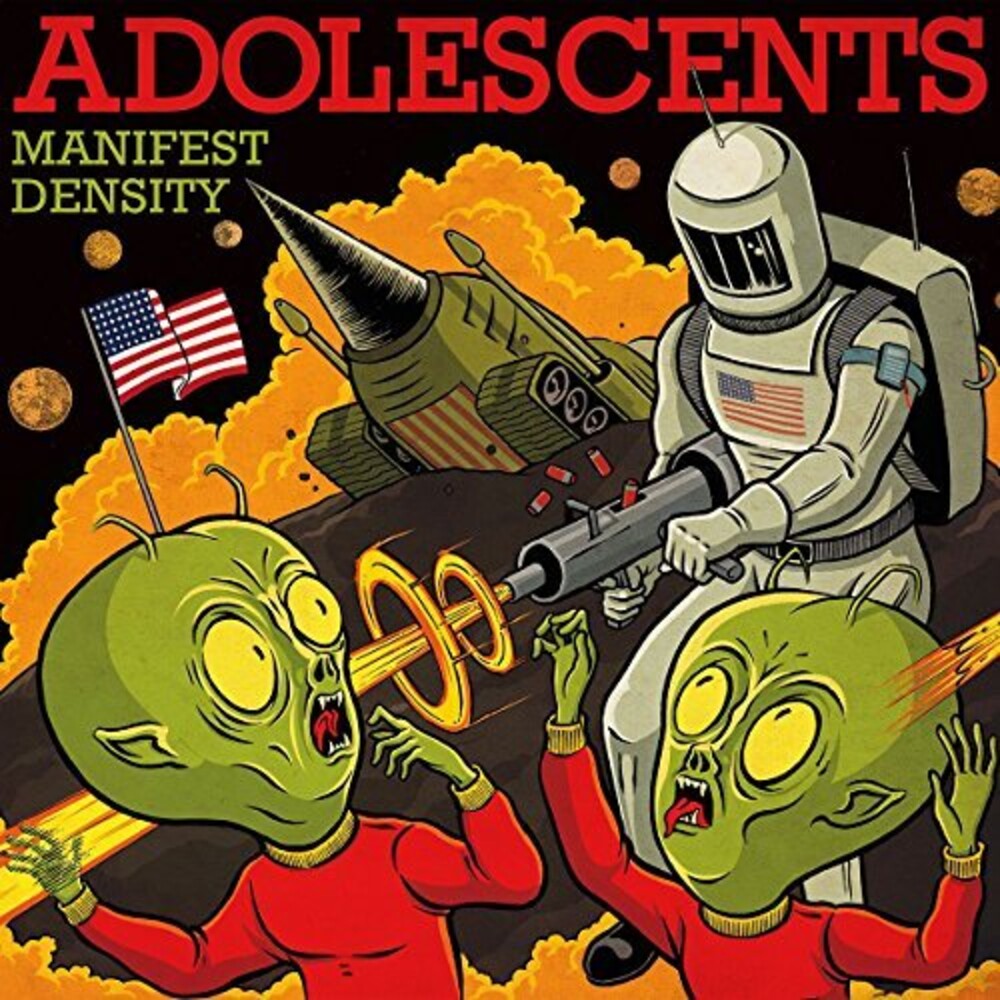 the album cover for Adolescents - Manifest Destiny