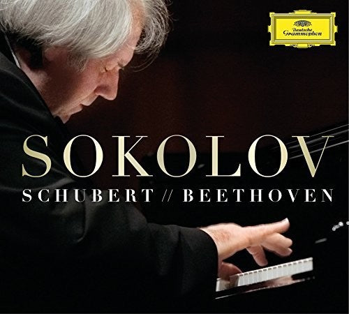 the album cover for Grigory Sokolov - Schubert & Beethoven