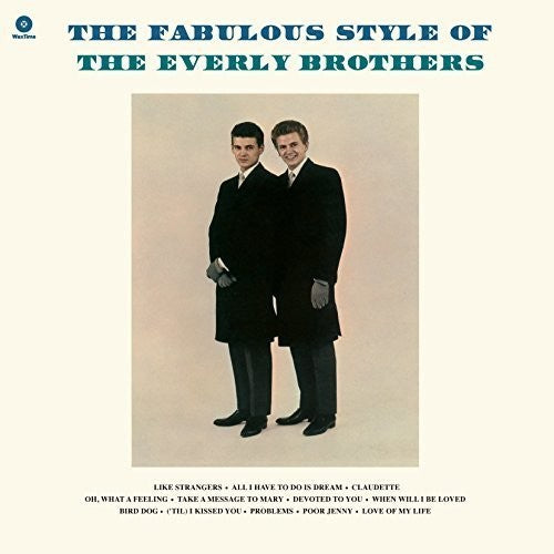 the album cover for The Everly Brothers - Fabulous Style of