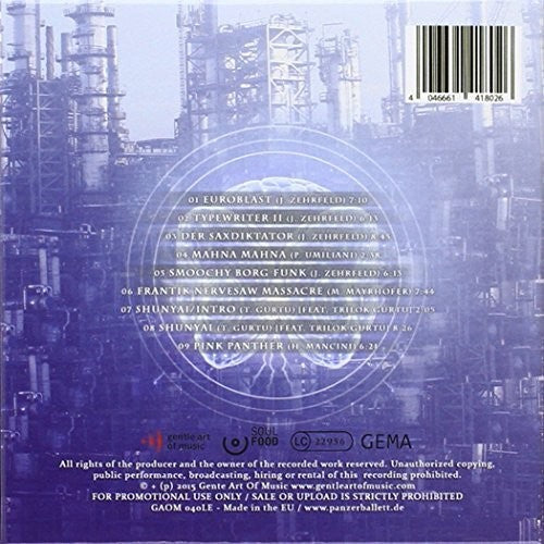 the album cover for Panzerballett - Breaking Brain