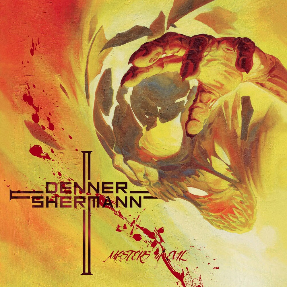 the album cover for Denner / Shermann - Masters Of Evil