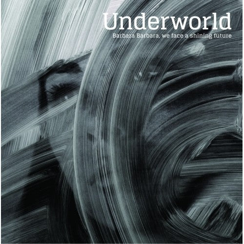 the album cover for Underworld - Barbara Barbara, We Face A Shining Future