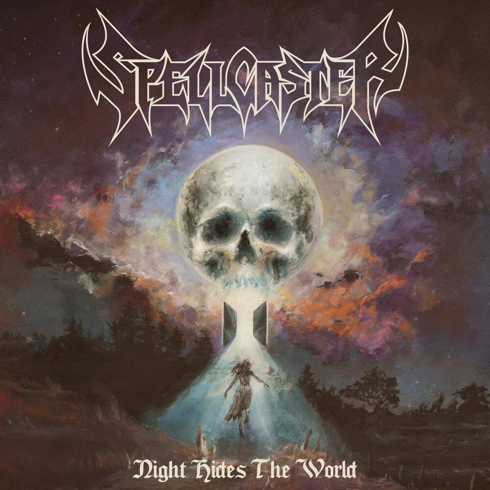 the album cover for Spellcaster - Night Hides The World