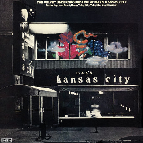 the album cover for The Velvet Underground - Live At Max's Kansas City [180 Gram]