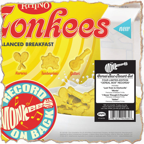 the album cover for The Monkees - Cereal Box Records (4 7 Flexidisc Collection)