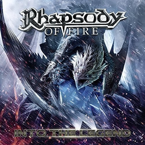 the album cover for Rhapsody Of Fire - Into the Legend