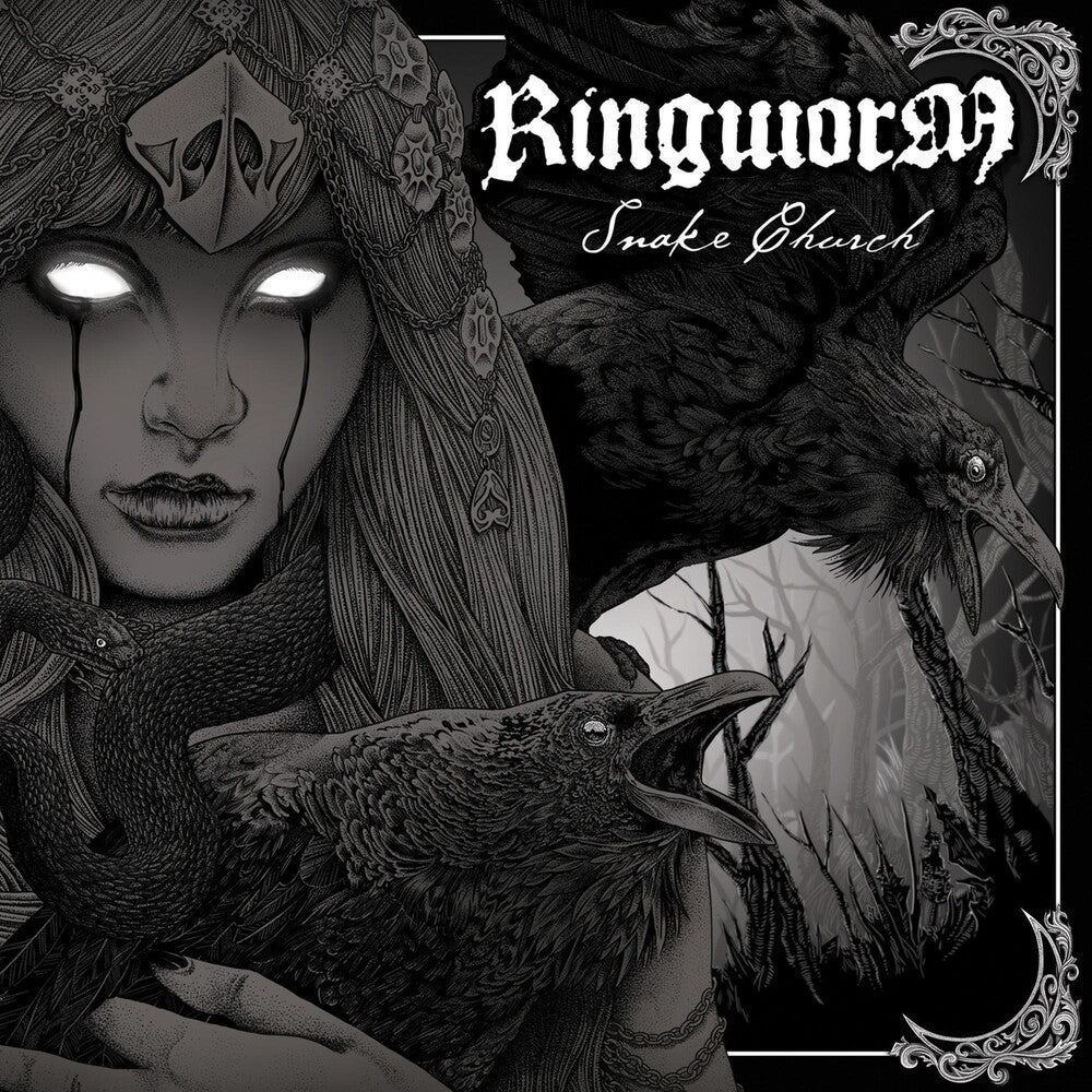 the album cover for Ringworm - Snake Church