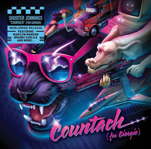 the album cover for Shooter Jennings - Countach (for Giorgio) [Pink Vinyl]