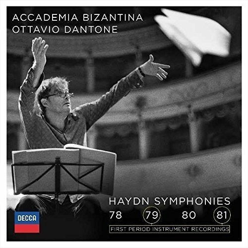the album cover for Haydn / Dantone / Accademia Bizantina - Symphonies Nos 78-81