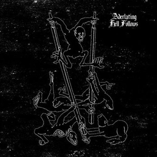 the album cover for Aderlating - Hell Follows