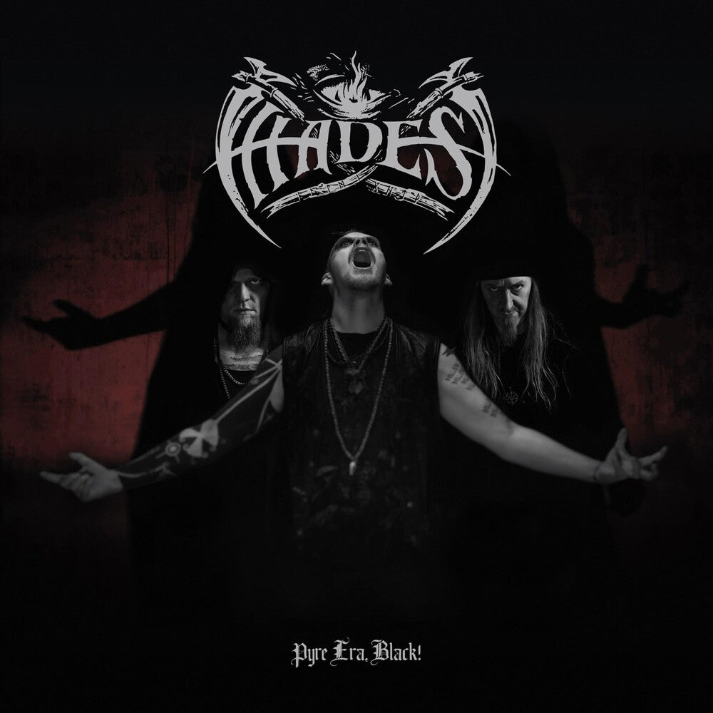 the album cover for Hades Almighty - Pyre Era, Black!/One Who Talks With The Fog