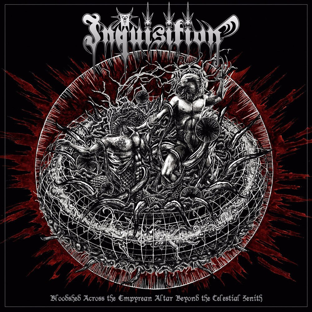 the album cover for Inquisition - Bloodshed Across The Empyrean Altar Beyond The