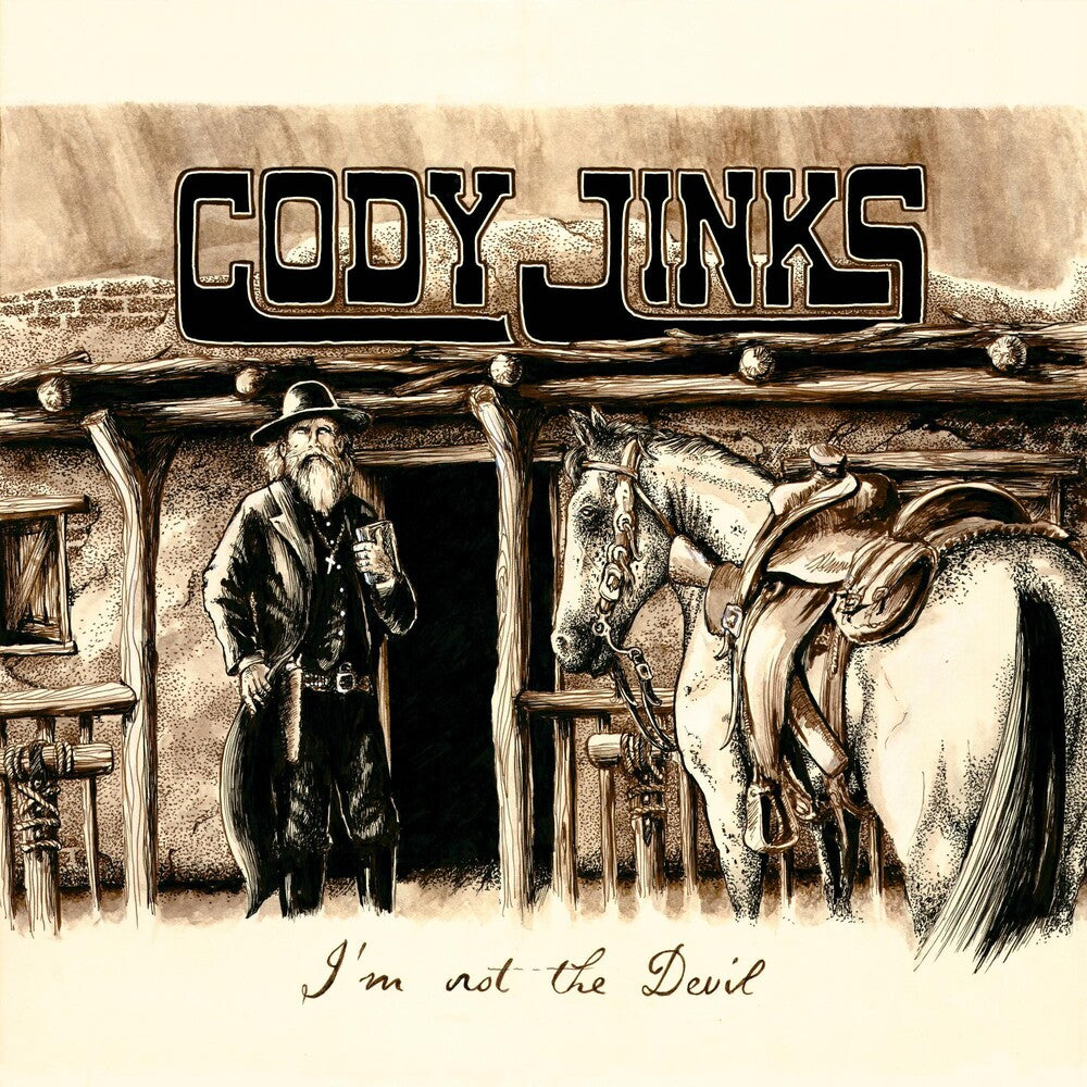 the album cover for Cody Jinks - I'm Not The Devil