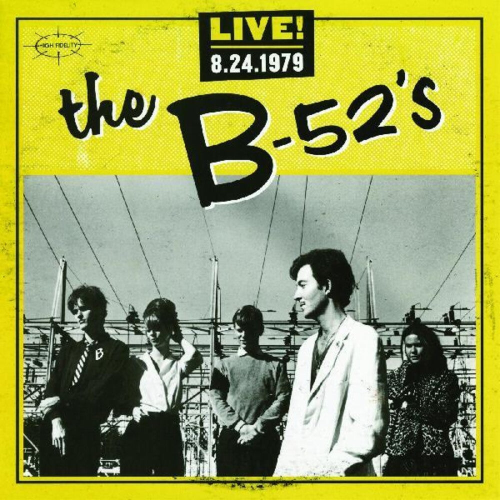 the album cover for The B-52's - Live 8.24.1979