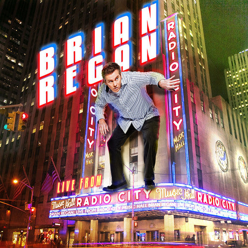 the album cover for Brian Regan - Live from Radio City Music Hall