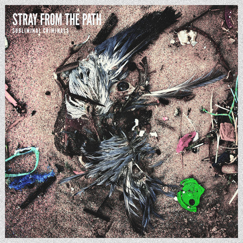 the album cover for Stray From The Path - Subliminal Criminals [Green/Yellow Split Vinyl]
