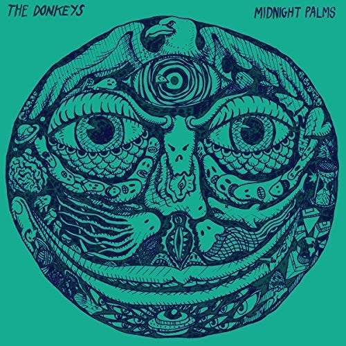 the album cover for The Donkeys - Midnight Palms