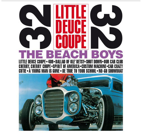 the album cover for The Beach Boys - Little Deuce Coupe