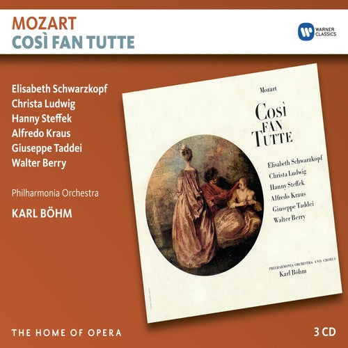 the album cover for Karl Boehm - Cosi Fan Tutte